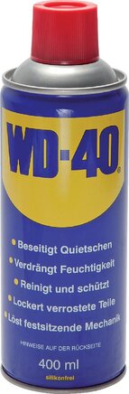 Exemplary representation: WD-40 multifunctional oil (classic spray can)