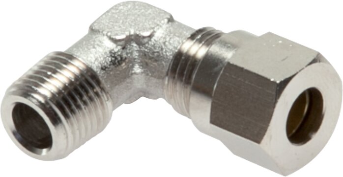 Zgleden uprizoritev: Angular screw-in fitting, nickel-plated brass