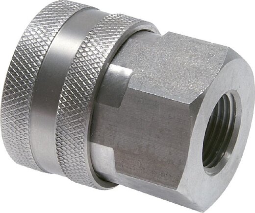 Illustrazione esemplare: Raccordo per flessibile di apparecchio di lavaggio, presa di accoppiamento, acciaio inox