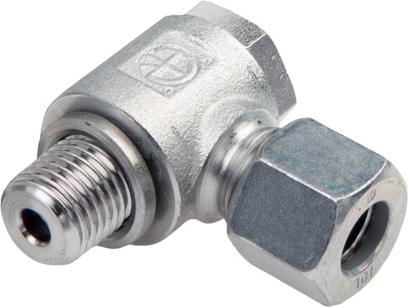 Wzorowy interpretacja: OZlacze obrotowe bez przepustnicy, gwint G, stal ocynkowana