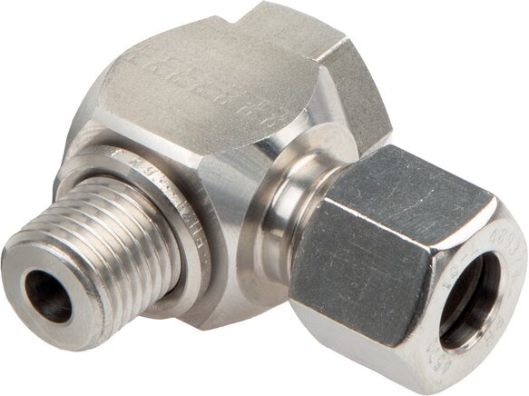 Wzorowy interpretacja: Zlacze obrotowe bez przepustnicy, gwint G, 1.4571