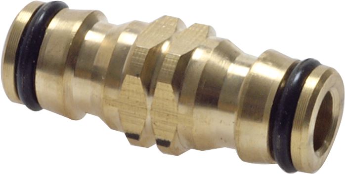Exemplary representation: Coupling plug (coupling connector), brass