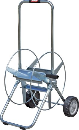 Príklady vyobrazení: Vozík na hadici a nástenný dávkovac hadic, profesionální, WS SAF 34