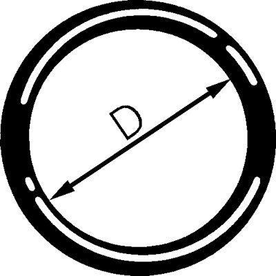 Exemplary representation: O-ring