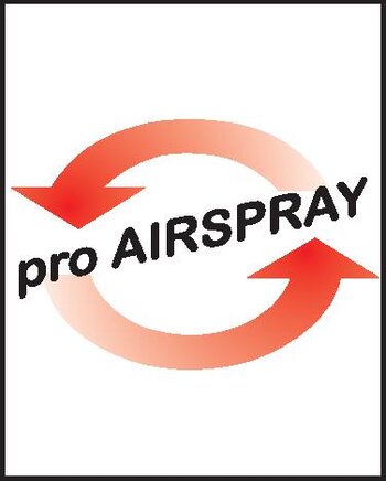 Property: can be sprayed with air spray