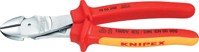 Exemplary representation: Power wire cutters (chrome-plated with 2K handles, VDE-tested up to 1000 V)