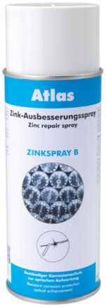 Exemplary representation: Zinc touch-up spray (spray can)