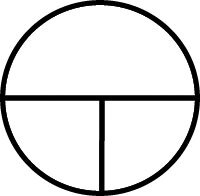 Schematický symbol: Otvor ve tvaru T