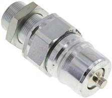 Bulkhead coupling ISO7241-1A, Plug Size.6, 18 L (M26x1.5)