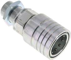 Bulkhead coupling ISO7241-1A, Sleeve Size.6, 20 S (M30x2)