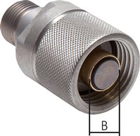 Hydraulic pipeline coupling, Plug Size.2, 10 L (M16x1.5)