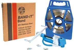 Band-It Band-It-201, 6.4 (1/4) mm, Strap (30,5 m carton) (C202) -  Landefeld - Pneumatics - Hydraulics - Industrial Supplies