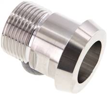 cone nozzle (dairy thread) 44mm cone-G 1", 1.4404