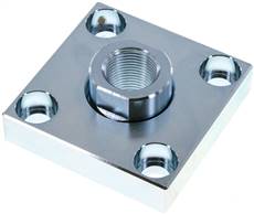 Flexo coupling m. Mounting plate, M 27 x 2, Zinc plated steel