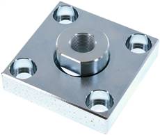Flexo coupling m. Mounting plate, M 20 x 1.5, Zinc plated steel