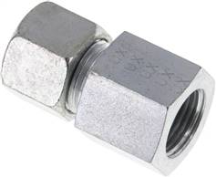 Screw-on cutting ring fitt. G 1/2"-14 S (M22x1.5), Zinc plated steel