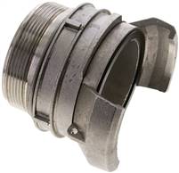 Guillemin coupling G 2-1/2" (MT), Stainless steel, with lock
