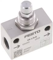 Festo NEW GR-M5-B 151213 PLC One-way 1-Way Flow Control Valve CONTR.VAL 