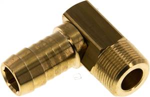 Elbow threaded nozzle M 24x1,5 (conical)-19 (3/4")mm, Brass