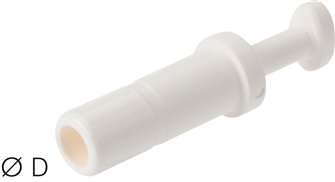 Closing plugs for 8mm push in fittings, IQS-LE