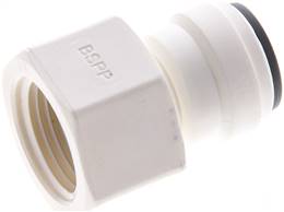 Push in fittings with female threads G 3/8"-5/16" (7.94 mm), IQS-LE (EPDM-seal)