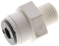 Straight push in fittings R 1/8"-3/16" (4.76 mm), IQS-LE (EPDM seal)