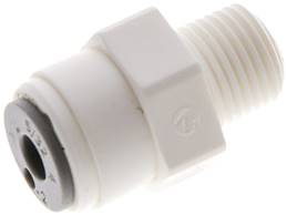 Straight push in fittings R 1/8"-5/32" (3.97 mm), IQS-LE (EPDM seal)