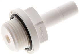 Screw in sockets G 3/8"-5/16" (7.94 mm) push in nipples, IQS-LE (EPDM-seal)