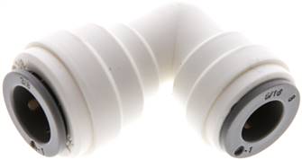Angle push in fitting3/8" (9.52 mm)-5/16" (7.94 mm), IQS-LE (EPDM-seal)