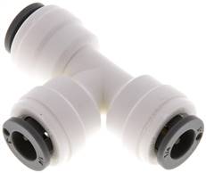 T-push in fitting1/4" (6.35 mm)-1/4" (6.35 mm), IQS-LE (EPDM-seal)