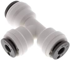 T-push in fitting5/32" (3.97 mm)-5/32" (3.97 mm), IQS-LE (EPDM-seal)