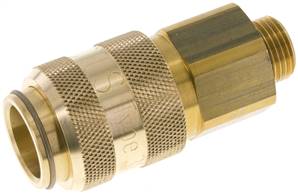 Coupling socket (NW15) G 1/2"(male thread), Brass