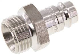 Coupling plug (NW10) G 1/2"(male thread), 1.4404