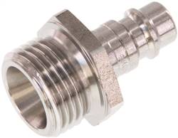 Coupling plug (NW7,2) G 1/2"(male thread), Stainless steel