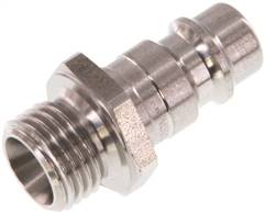 Coupling plug (NW7,2) G 1/4"(male thread), Stainless steel