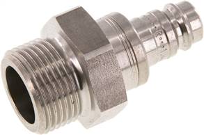 Coupling plug (NW10) G 3/4"(male thread), Stainless steel
