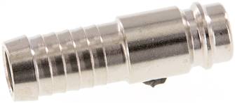 Coupling plug (NW10) 13 (1/2")mm hose, Hardened and nickel-plated steel