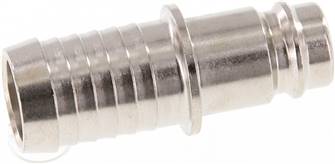 Coupling plug (NW10) 16 (5/8")mm hose, Hardened and nickel-plated steel