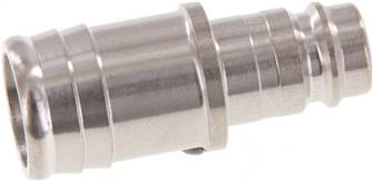 Coupling plug (NW10) 19 (3/4")mm hose, Stainless steel