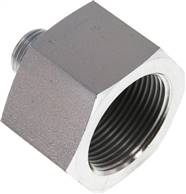 Hydraulic reducer G 1/2"(male thread)-G 1-1/4"(Female thread), Zinc plated steel, Elastomer seal