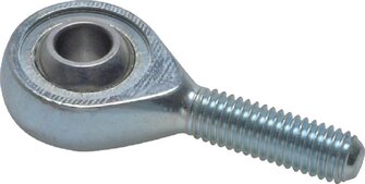 Swivel head, male thread M 20, Zinc plated steel