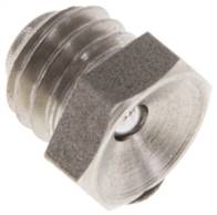 Straight funnel type grease nipple, M 8, 1.4305