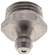 Straight conical grease nipple, R 1/4", 1.4305