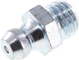 Straight conical grease nipple, M 8 (conical), Zinc plated steel