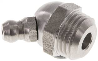 45° conical grease nipple, R 1/4", 1.4305