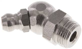 45° conical grease nipple, R 1/8", 1.4305