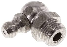 90° conical grease nipple, R 1/8", 1.4305