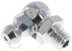 90° conical grease nipple, M 6 (conical), Zinc plated steel