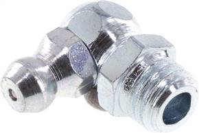 90° conical grease nipple, M 8 (conical), Zinc plated steel