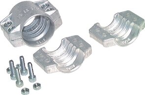 clamps 143 -148mm, Aluminium, EN14420-3 (DIN2817)
